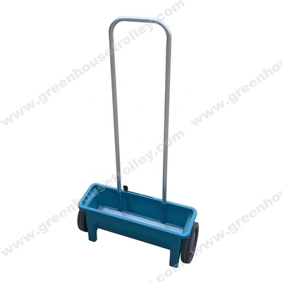 Lawn and Garden Convenient Push Walk Behind Lawn and Garden Yard Road Cast Iron Spreader Fertilizer/Fertilizer with Manual Deflector